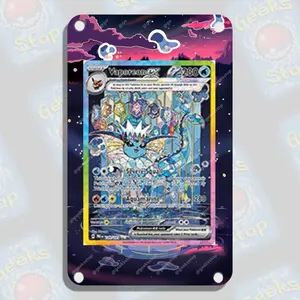 Vaporeon ex SAR Prismatic Evolutions Extended Art Card Display Case