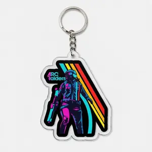 ARC Raiders Gaming Keychains Funny Distressed Vintage Style, Gift For Gamer, Gift For Video Game Lovers, Gift For ARC Raiders Fans, Gamer Keychain Gift For Men Women