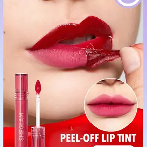 SHEGLAM Peel Talk Lip Tint - Long-Lasting Waterproof Liquid Lipstick with Gloss Finish - Lipgloss