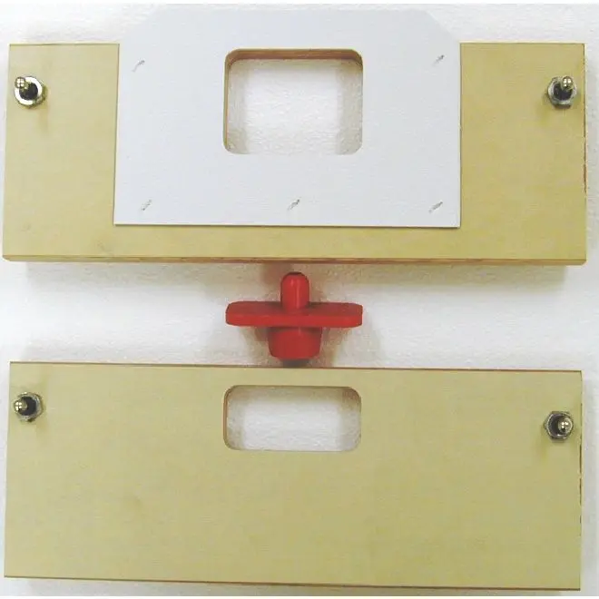 Templaco LS-166A 1 x 2.25 in. Latch Template with Strike Template