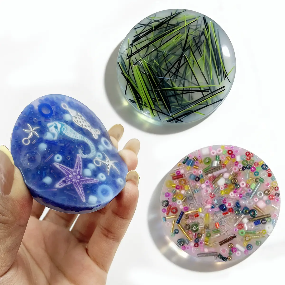 Picky Texture 3-Pack Picky Pad Fidget Toys – Ocean, Line & Bead Texture Sensory Set ...