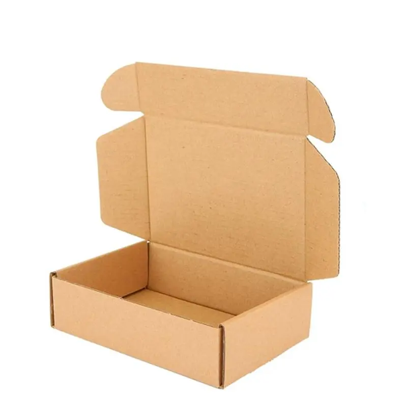 10/20-Pack 6x4x2 Inch Brown Corrugated Cardboard Storage Boxes, High-Quality Material, Moderate Compression, Versatile for Office Mailing, Moving & Business Organization