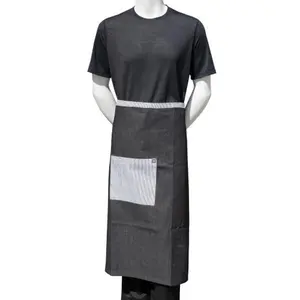 Chef Code | Denim Waist Tie 33" Long Apron | Men's Service Uniform Apron
