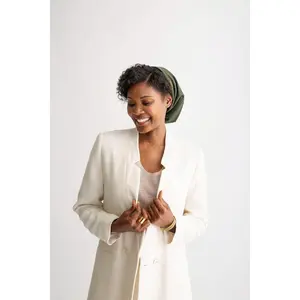 Olive Adjustable Slap | Satin-Lined Cap