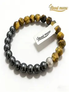 Blue Tigereye Bracelet, Onyx Bracelet, Matte Onyx Bracelet, Blue Beaded Bracelet, 8mm Beaded Bracelet, Bead Bracelet