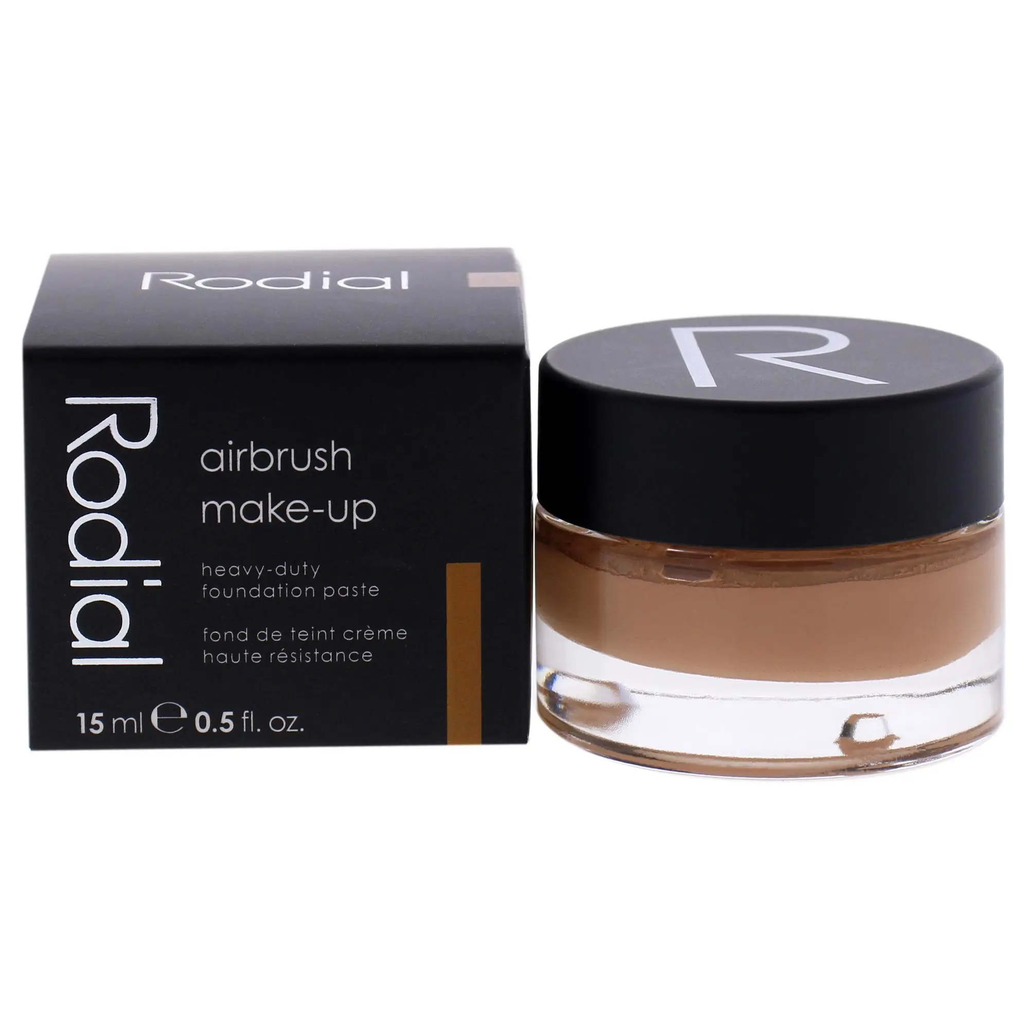 Women's Heavy-Duty Airbrush Foundation - Rodial 04 Shade, 0.5 oz Jar Makeup