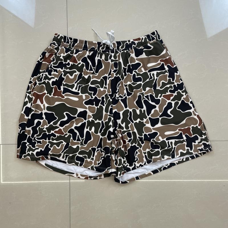 Adult men swim shorts beach wear swim wear summer camo bottom bathing shorts