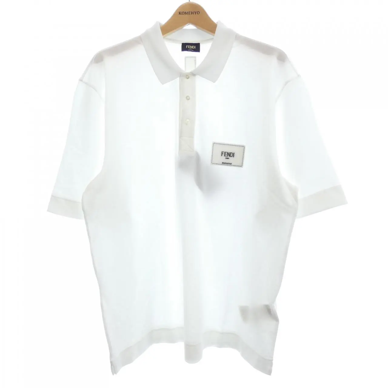 Pre-owned FENDI Cotton Small Leather Goods Polo Shirt