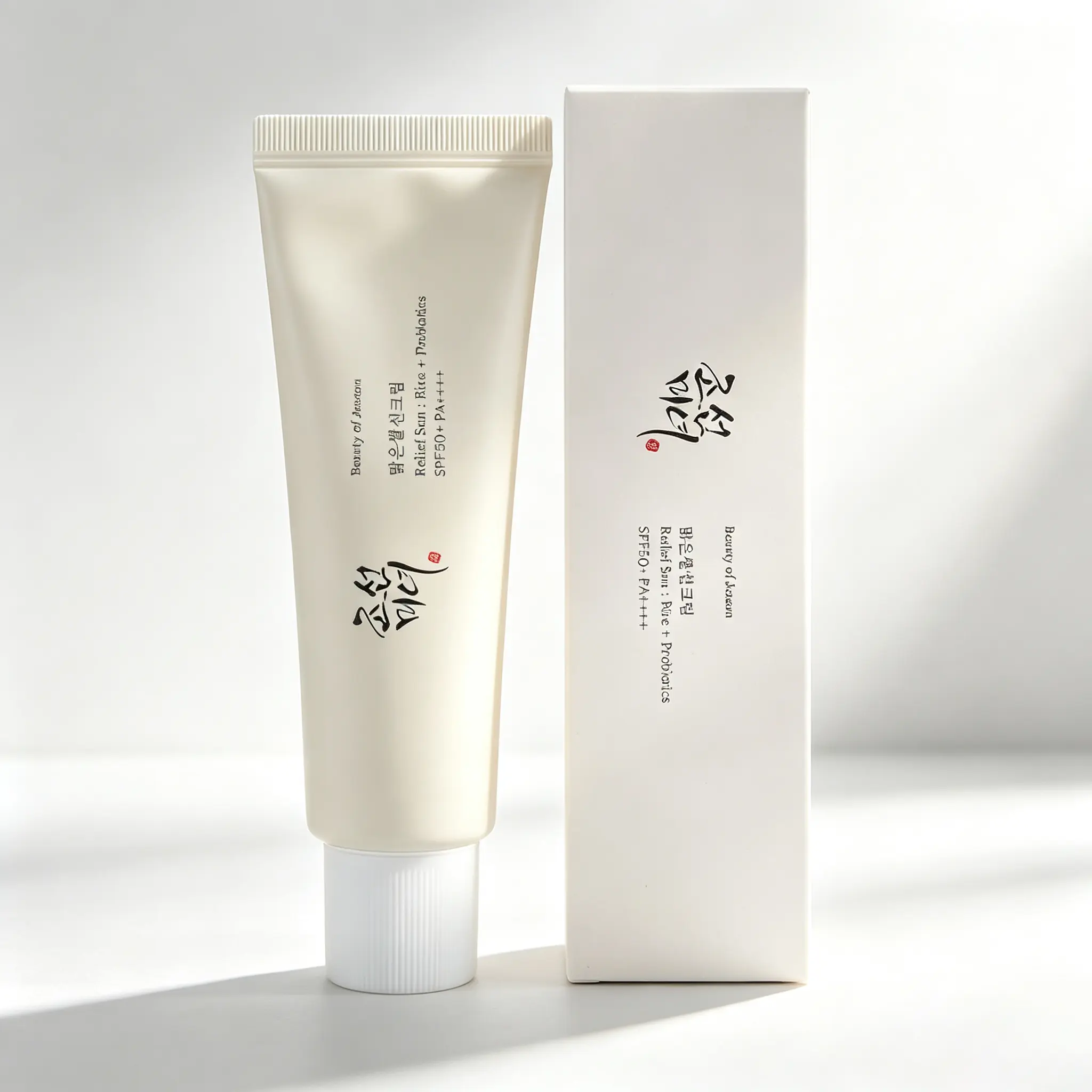 Beauty of Joseon Sun Relief Rice Probiotics Facial Sunscreen, SPF50+ PA++++, 50 ml Korean Skincare UV Protection