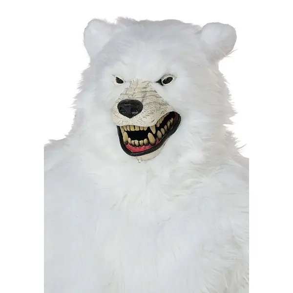 Adult Deluxe Polar Bear with Ani-Motion Costume Mask