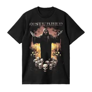 Disturbed Angry Metal Vibe Graphic T Shirt