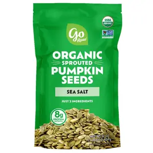 Go Raw Sprouted Organic Pumpkin Seeds with Sea Salt, 22 oz Snack Flavor
