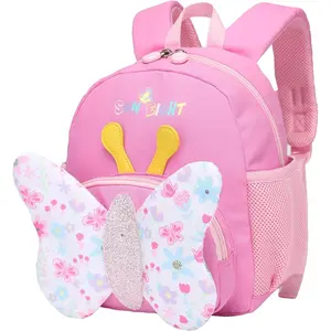 Toddler Backpack  Girls Kids Backpack Cute 3D Cartoon School Bag  Baby Boy Girls 1-5 Years Baby Backpack (Butterfly)