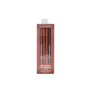 Beauty Creations - Nudes Wooden Lip Pencil 6 Pc Set