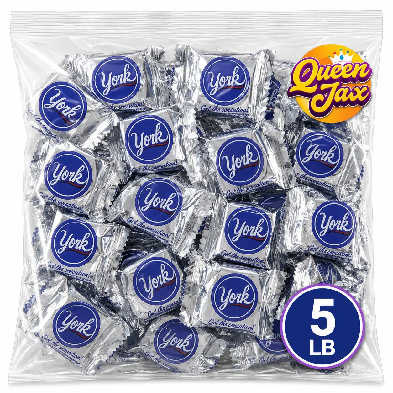 York Peppermint Patties Mini -5 LB Bulk Candy- Individually Wrapped