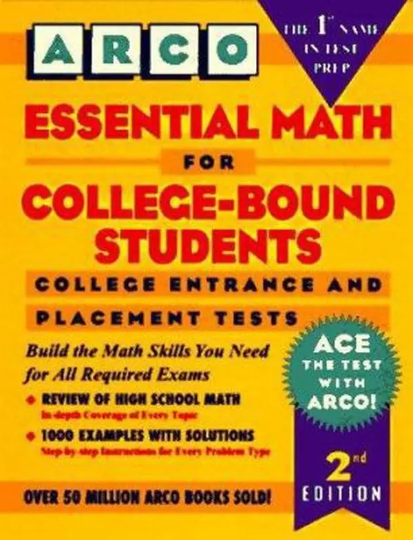 USED-Arco Essential Math for College-Bound Students by Joan U. Levy (Paperback)