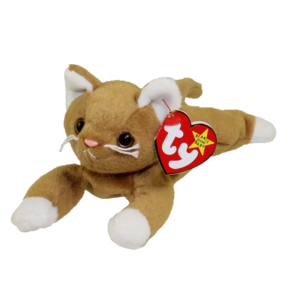 TY Beanie Baby - NIP the Gold Cat (7.5 inch) (1994) MWMTs