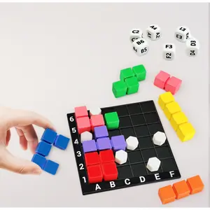 STEM Puzzle Game Brain Square 160000 Solutions Pattern Matching Blocks Brain Teaser Toy for Kids Birthday Gift Single Player Logic Challenge