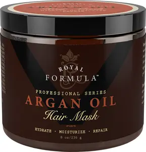 Royal Formula Argan Oil Hair Mask - Deep Conditioner - Repair Dry, Damaged & Color Treated Hair Haircare After Shampoo