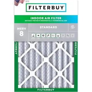 Filterbuy 18.25x22x4 Air Filter (1-Pack), Pleated MERV 8 Dust Defense HVAC AC Furnace Air Filters (Actual Size: 18.25 x 22.00 x 4.00 Inches)