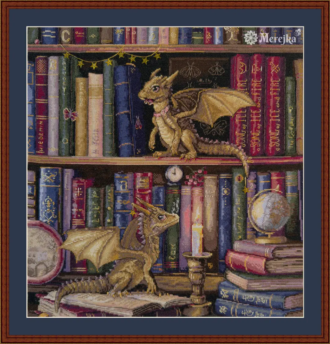 The Moth Hunters K-266 Counted Cross-Stitch Kit
