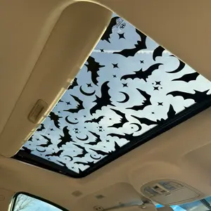 DC Prints Bats Print sun roof Car Decal for Vinyl Window Decal - Removable, Not Reusable, Water-Resistant, Suitable for Extreme Weather Conditions, decals for trucks