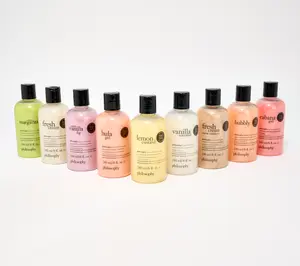 philosophy summer escape 9-piece 8oz shower gels