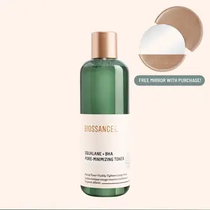 Biossance Squalane + 2% BHA Pore Minimizing Toner - Hydrating & Gentle Exfoliating Facial Toner for Smooth Skin - Reduces Pores & Moisturizes - Natural BHA & Squalane for Daily Use