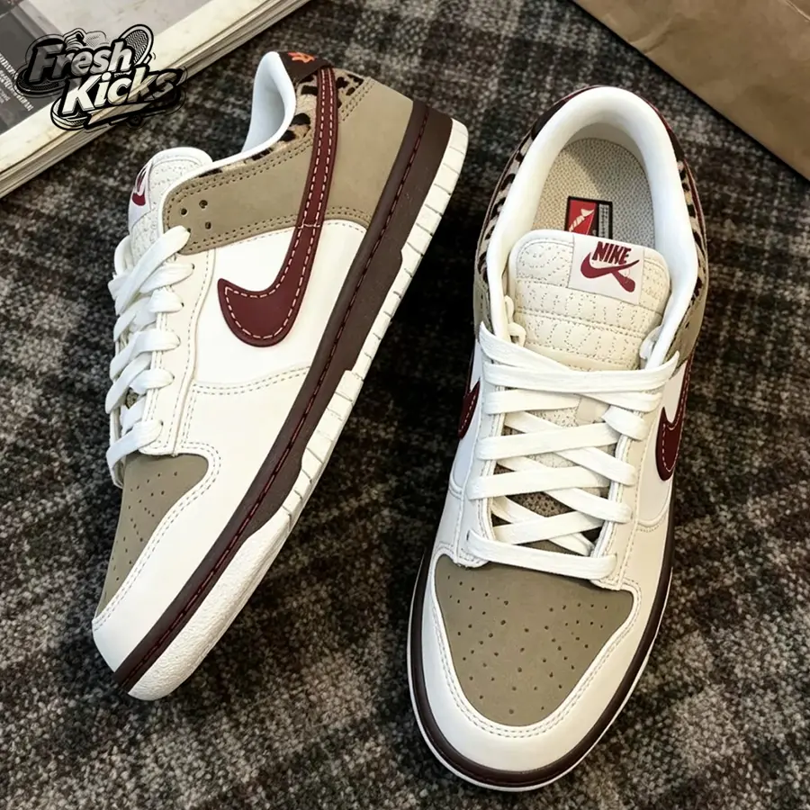 Nike Dunk Low RetroKhaki Team Red Pearl White (Women's)– Women's Lifestyle Sneakers – shoes for woman -Vintagen - Running Shoes, Lightweight Shock-Absorbing Comfort, Breathable Everyday Fit, Gym Training to Street Casual Wear - back to school - IM6687 262