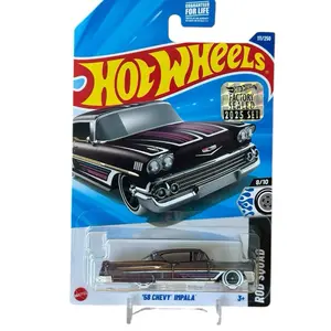Hot Wheels '58 Chevy Impala 1:64 Diecast Classic Car Model Collectible Diecast Material Iconic Design Collectible Piece