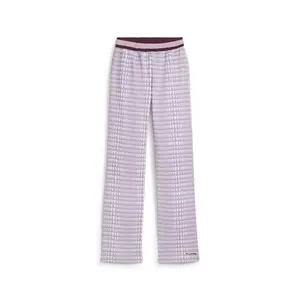 PUMA Womens X Lemlem Pants Casual - Purple, White
