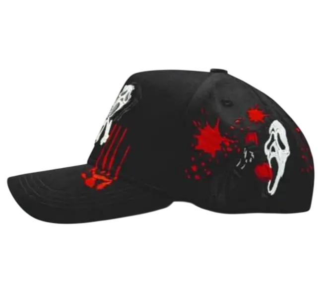 XCAP HAT BLACK NY GHOST FACE SNAPBACK FULL SET XCNYGFACE BLK