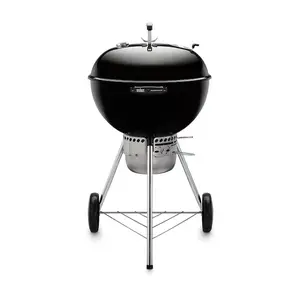 Weber Master-Touch 22-Inches W Black Kettle Charcoal Grill Insulated Button
