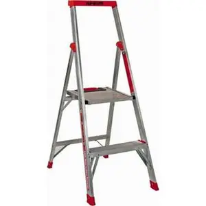 Little Giant Ladder Systems 2 Steps, 4 ft. High, Type IA Rating, Aluminum Step Ladder 300 Lb Capacity, 19" Base Width 15272-001