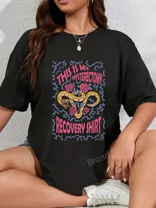 100% Cotton Unisex Hysterectomy Recovery Joke Uterus Removal T-Shirt