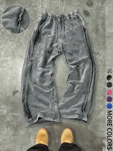 Men's Casual Loose Cotton Sport Pants, Drawstring Waist, Vintage Style, Perfect for Daily Wear, Street Fashion, Ideal Holiday Gift, Sports Casual Pants