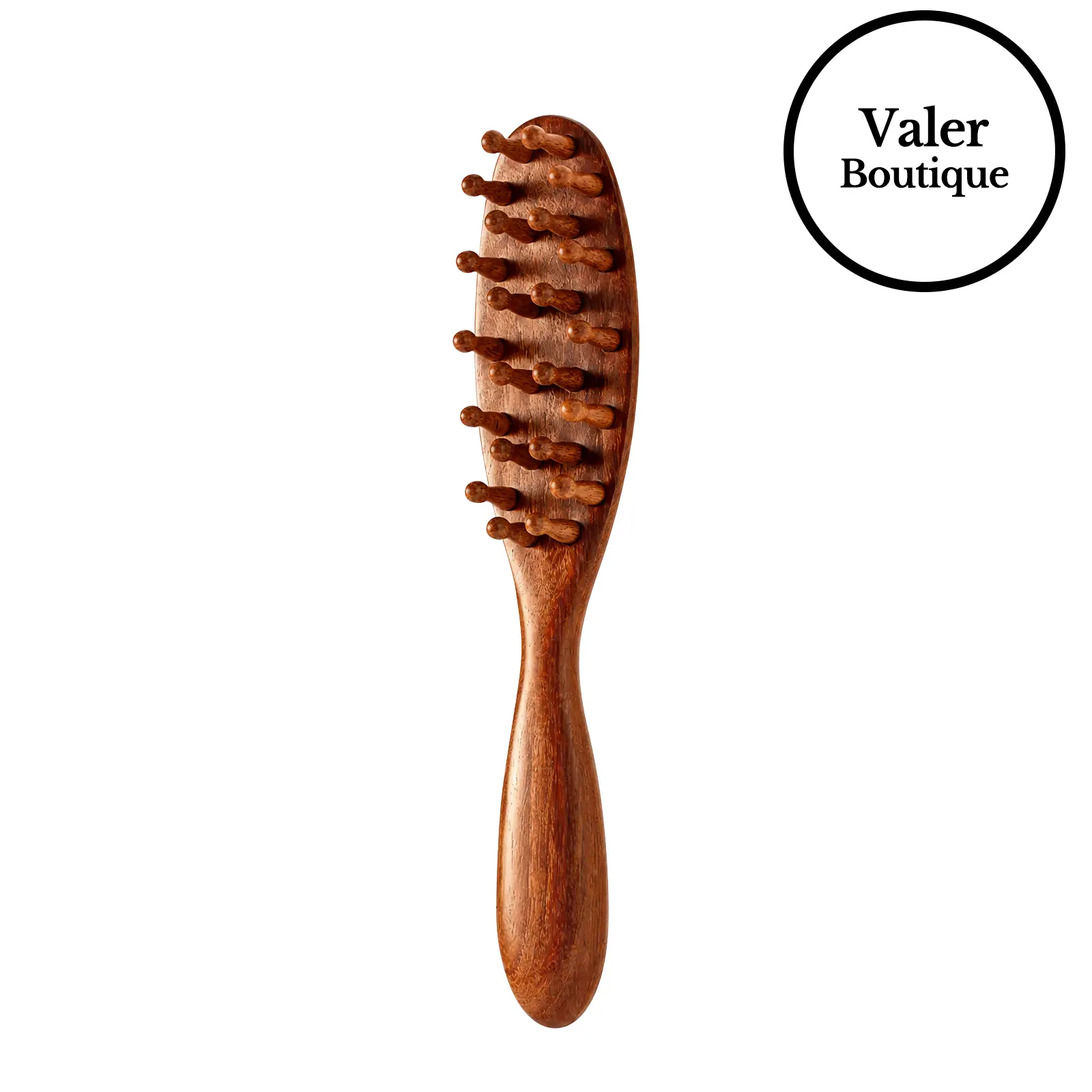 Loc Brush for Dreads, Comfortable Massage Comb, Scraping Massage Tools Wide Tooth Comb, Elegant Wood, Comfortable to Hold
