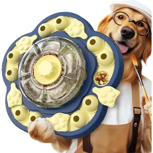 3 Levels of Challenge  Puzzle Feeder  U.S. Brand - Design Spin-to-Release  Dispenser For Small Medium Large Dogs Boredom Buster  Enrichment Slow Feeding Puzzles Toys