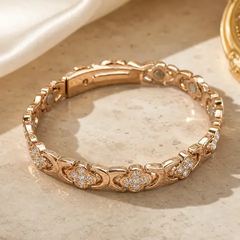 Women's copper-colored magnetic bracelet, Jewelry Bracelet, Jewelry Gifts, a perfect gift for your daughter, best friend, or loved one. #TikTokBlackFriday