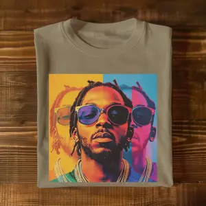 Vintage Kendrick Music Streetwear T-shirt, Vintage Music Tee, Unisex Graphic Tee, Retro Band Merch, Music Lover Gift