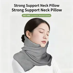 1-piece/set Portable U-Shaped Travel Pillow, Neck Support Cushion for Airplane, Office Napping, High-Speed Train, Comfortable Sitting and Sleeping