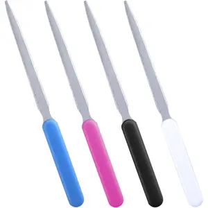 4 Pack Multicolor Letter Openers,Stainless Steel Envelope Opener Slitter,Mail Opener Knife,Letter Opener Envelope Slitter,Paper Knife,Sharp Letter Opener,Perfect for Office,Home and School Use