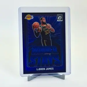 Panini Donruss Optic 2024-25 LeBron James Winner Stays #1 Lakers Insert Card Officially Licensed NBA Trading Card