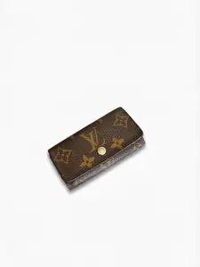 Pre-owned Louis Vuitton Monogram coated canvas Small Leather Goods Victorine Wallet Brown with tan monogram Good S018260401018