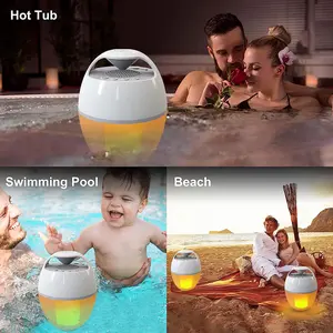 LED Flame Floating Bluetooth Speaker for Pool