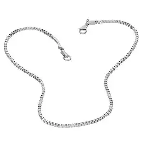 Stately Steel 2.5mm Box Chain Necklace