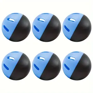 6-Pack Soft Practice Baseball - Lightweight And Durable EVA Hollow Ball, Suitable for Indoor And Outdoor Training