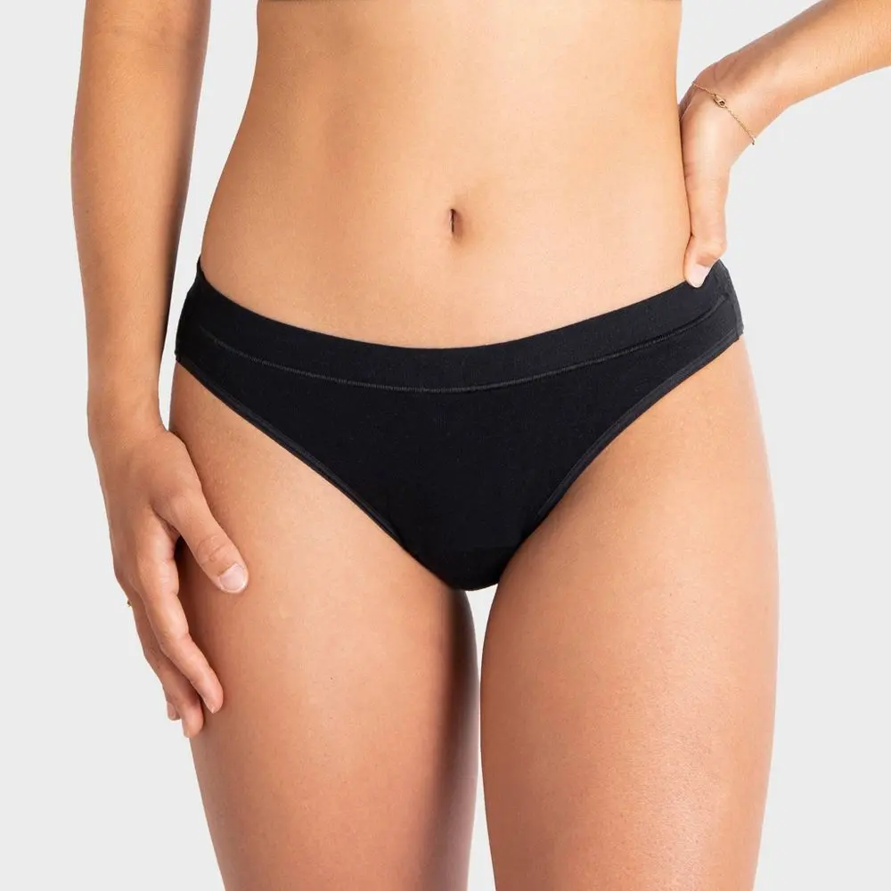 Saalt Leak Proof Period Underwear Regular Absorbency - Super Soft Modal Comfort Bikini, Lady, Women, Tencel, Elastane