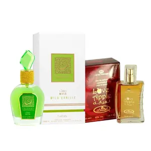 2 Pack of Thameen Collection Musk Wild Vanille Eau de Parfum Spray for Women 100ml and love Apple 50 ml perfume