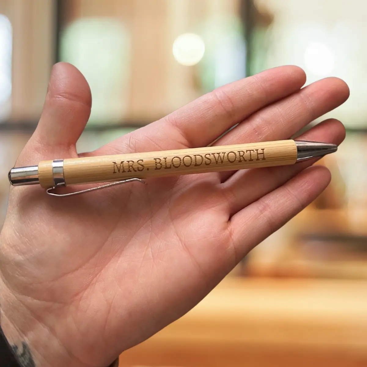 Personalized Ink Pen with Custom Laser Engraving - High-Quality and Modern Design